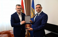 16 September 2021 The Chairman of the Security Services Control Committee MA Igor Becic and Minister of Interior Aleksandar Vulin 